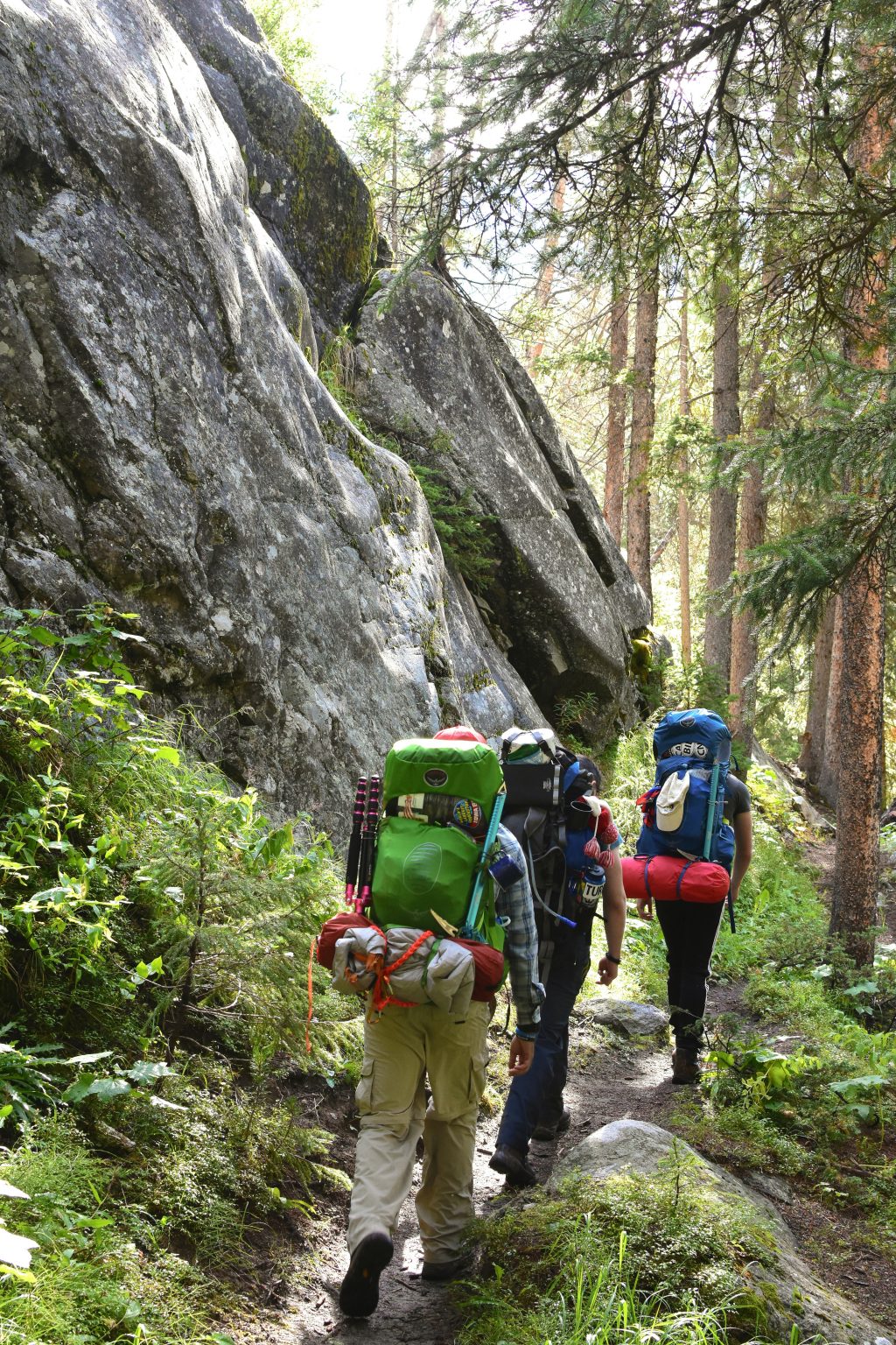 grantwriter for outdoors organizations three people hiking